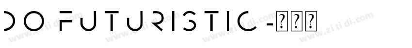 DO Futuristic字体转换